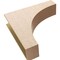 Ekena Millwork 9"W x 36"D x 36"H Thin Stockport Rough Cedar Woodgrain TimberThane Corbel, Primed Tan CORUR09X36X36STORCPR - alternate 5